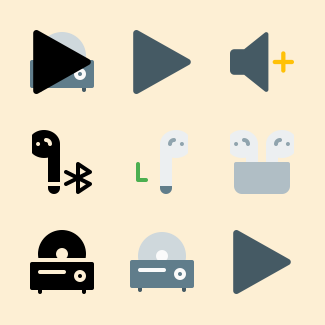 Music icons pack