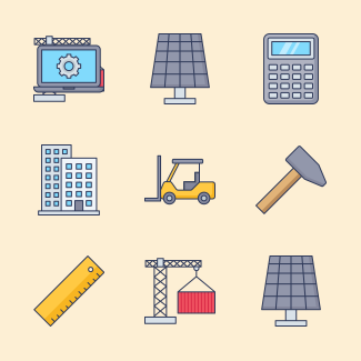 Engineering icons pack