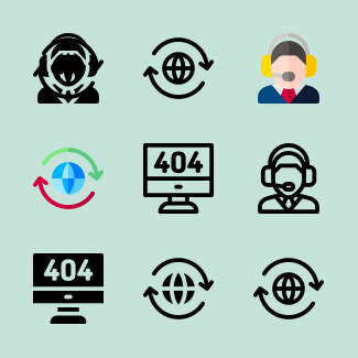 Call Center Service icons pack