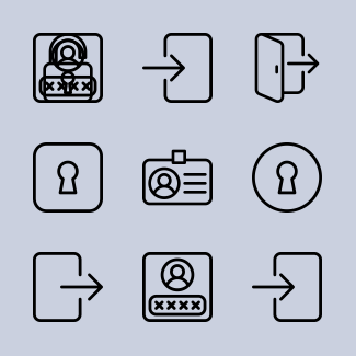 Login icons pack