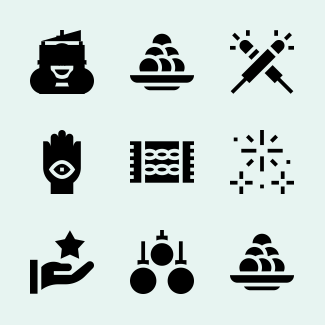 Diwali icons pack