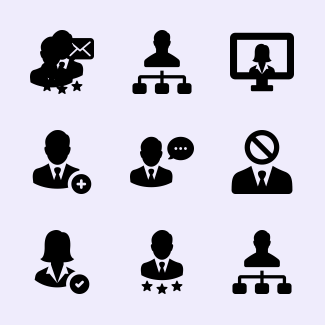 Business People icons pack
