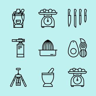 Kitchen icons pack