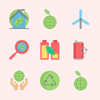 Ecology icons pack