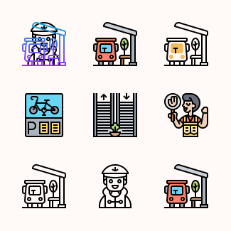 Public Services icons pack