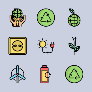 Ecology icons pack