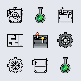 Factory icons pack