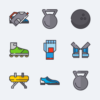 Sport icons pack