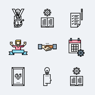 Motivation icons pack