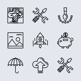 Web Design icons pack