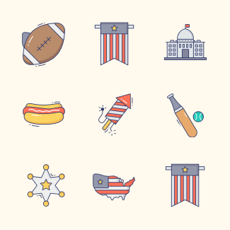 American icons pack