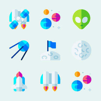 Space icons pack