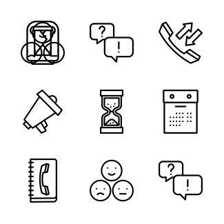 Customer Service icons pack