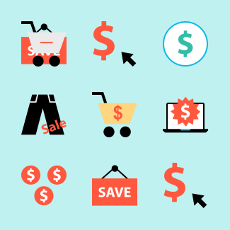 Shopping & Ecommerce icons pack