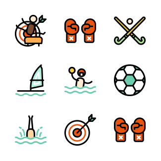 Sport Elements icons pack