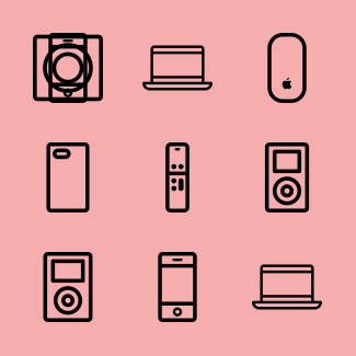 Apple Devices icons pack