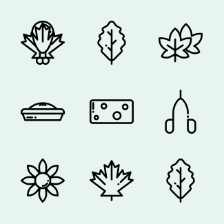 Thanksgiving icons pack