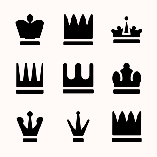 Crown icons pack