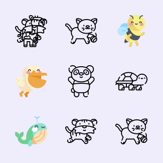 Animal icons pack