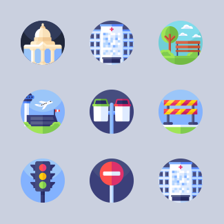 City Elements icons pack