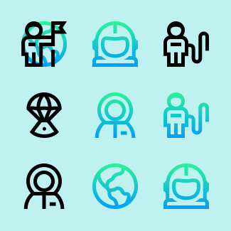 Space icons pack