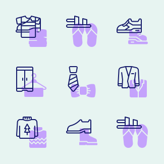 Clothes icons pack