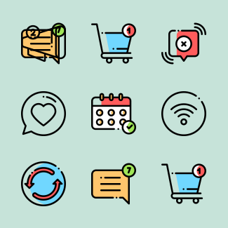 Notifications icons pack