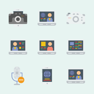News & Media icons pack