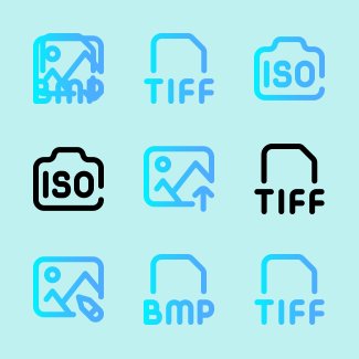 Photography icons pack