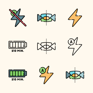 Camera Interface icons pack