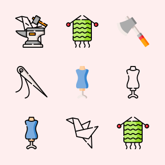 Crafting icons pack