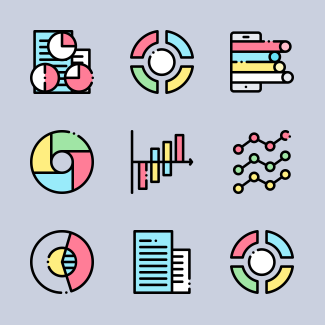 Infographics Elements icons pack