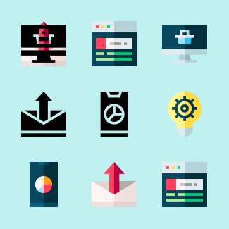 Marketing Growth icons pack