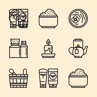 Spa elements icons pack