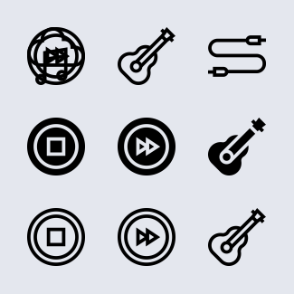 Music icons pack