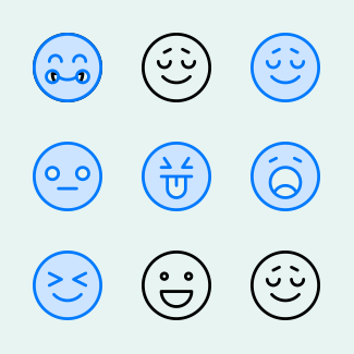 Emotions icons pack