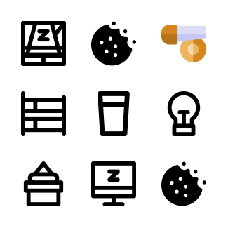 Resting Elements icons pack