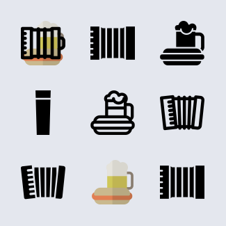 Oktoberfest icons pack