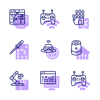 Robots icons pack