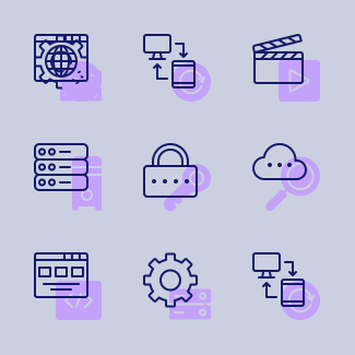 Cloud Computing icons pack