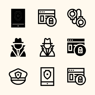 Crime Investigation icons pack