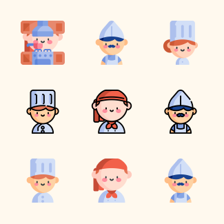 Cooking icons pack