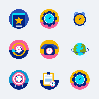 Time Calendar icons pack