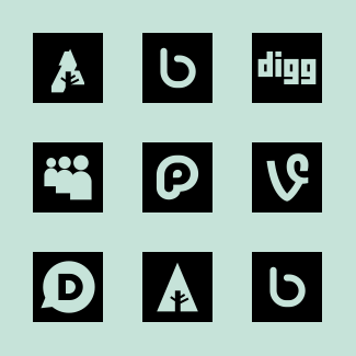 Social Networks Logos icons pack