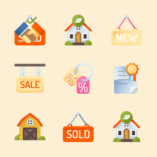 Real Estate icons pack
