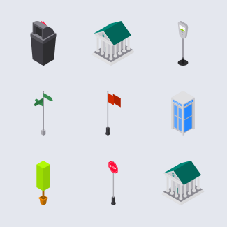 City Elements icons pack