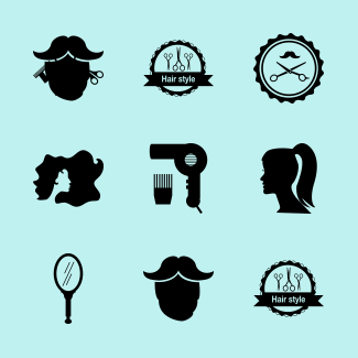 Hair Salon icons pack