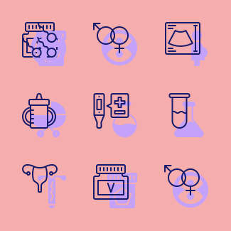 Pregnancy icons pack