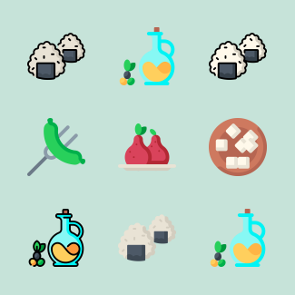Vegan Food icons pack