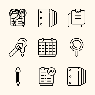 Back to school icons pack
